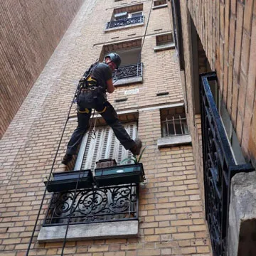 Worker on the roof